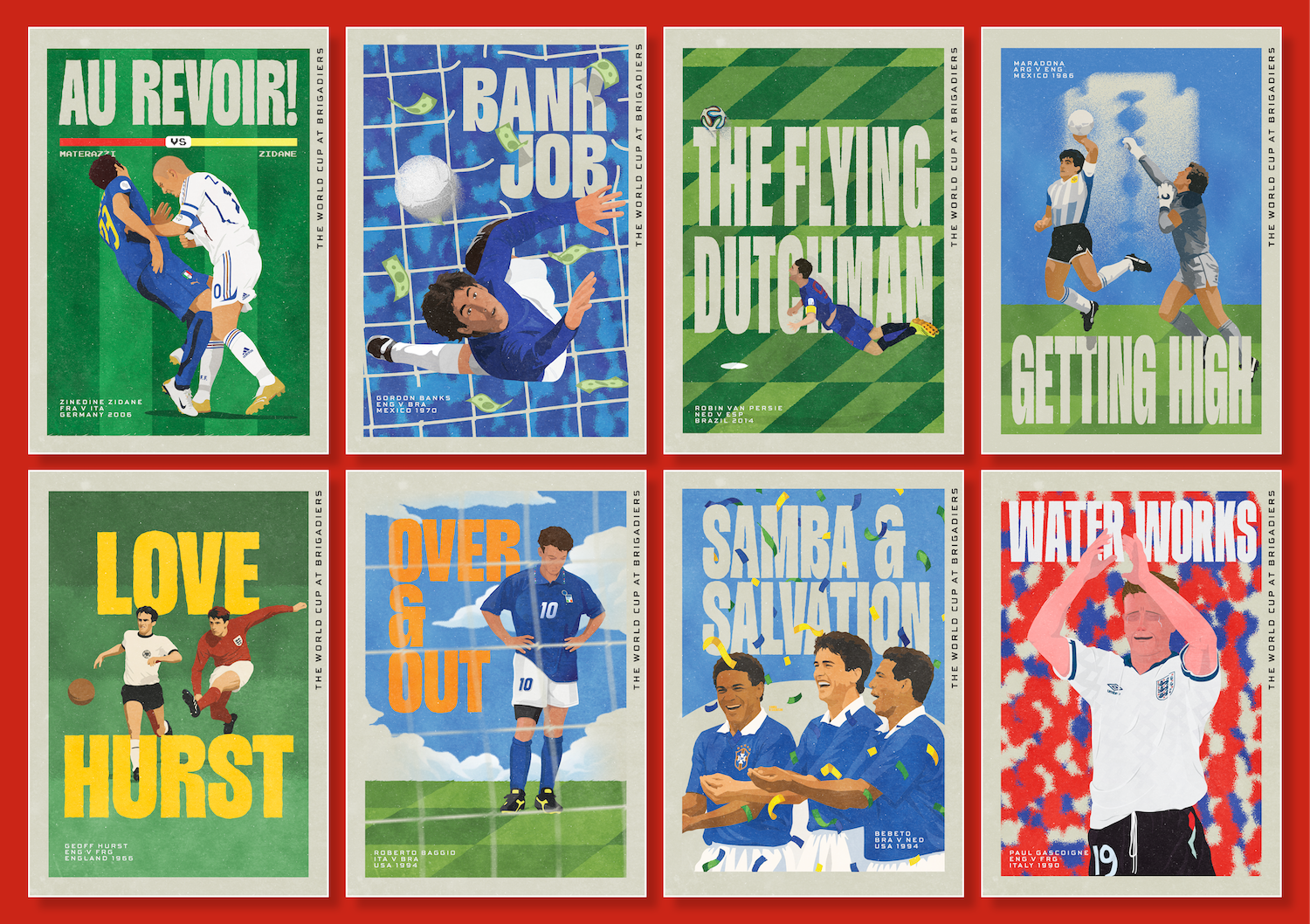 World Cup Posters at Brigadiers